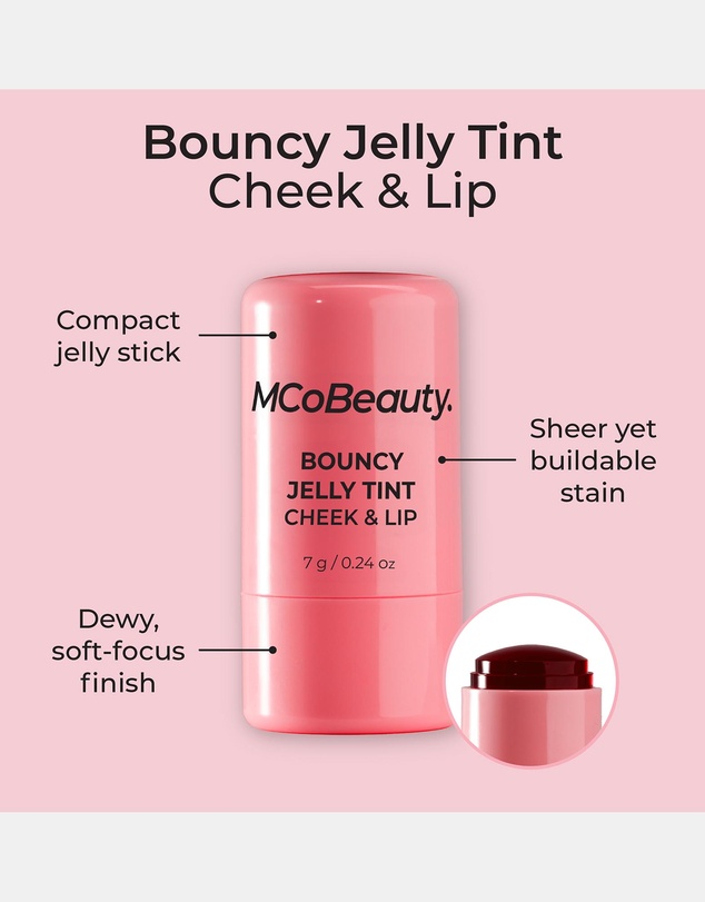 MCoBeauty - Bouncy Jelly Cheek & Lip Tint - Red Pop