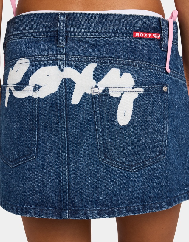 Roxy - Womens Backslider Mini Denim Skirt