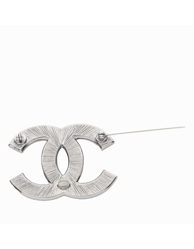 Pre-Loved by Azura Reborn - Pre-Loved Stainless Steel Enamel CC Brooch