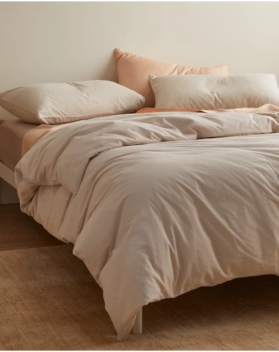Sheet Society - Leo Washed Cotton Quilt Cover Set