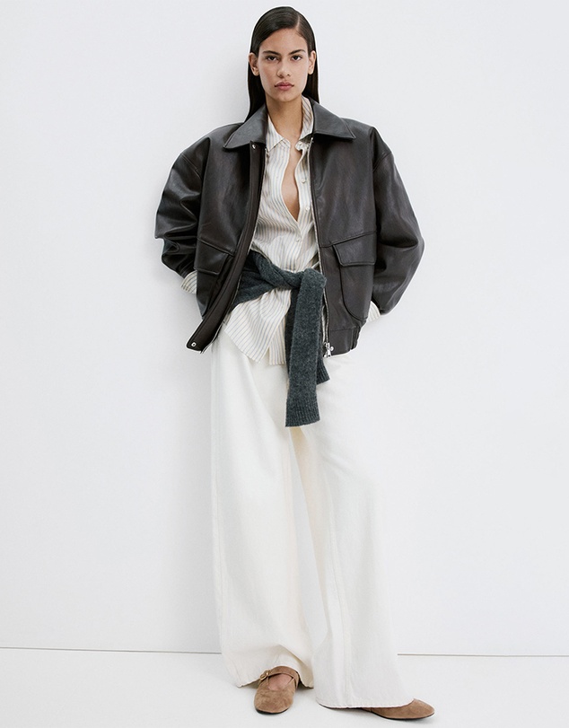 M.N.G - Suede Leather Ballet Flats