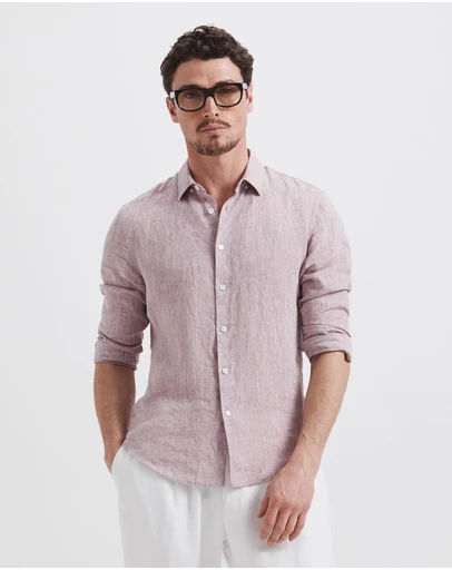 SABA - Anderson Classic Yarn Dyed Linen Shirt