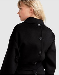 Belle & Bloom - Wide Awake Split Hem Overcoat