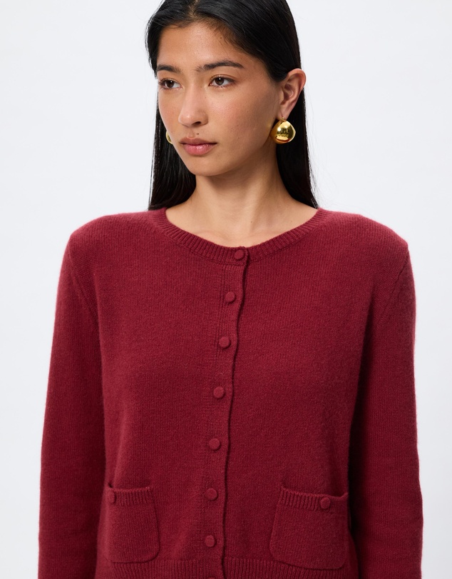 Reformation - Clara Cashmere Crew Cardigan