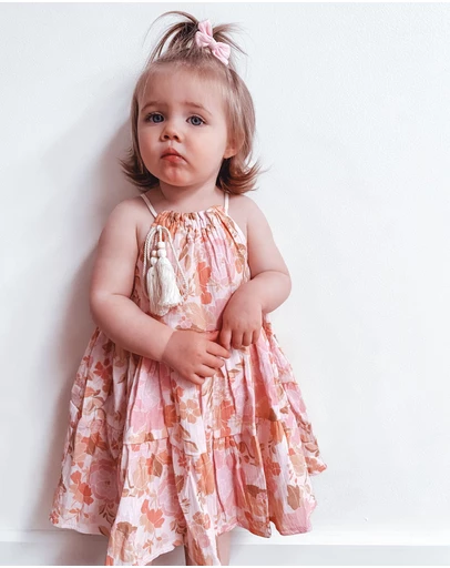 WITH LOVE FOR KIDS - Cotton Muslin Dress - Babies - Kids