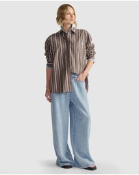 Decjuba - D-Luxe Poplin Stripe Shirt