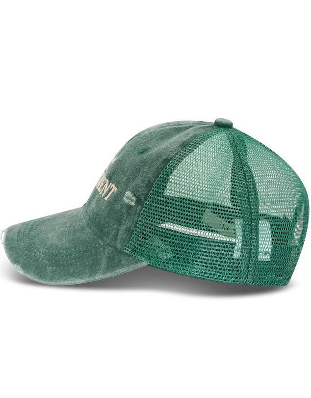 THE TALES - Destroyed Art Department Green Trucker Cap