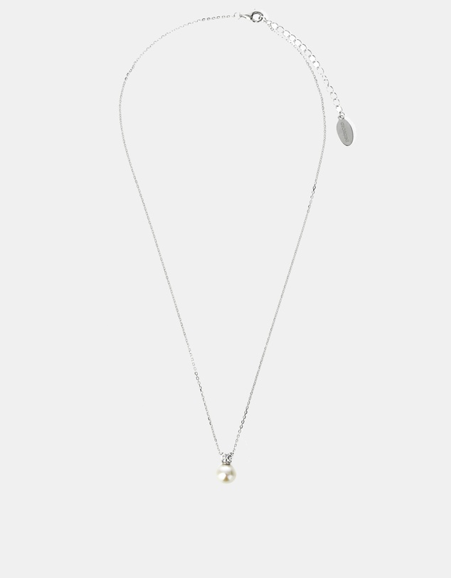Georgini - GEORGINI OCEANS NOOSA FRESHWATER PEARL NECKLACE SILVER