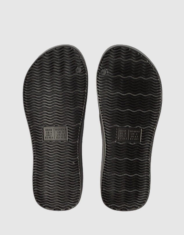 Tolu Australia - Black Thongs With Arch Support