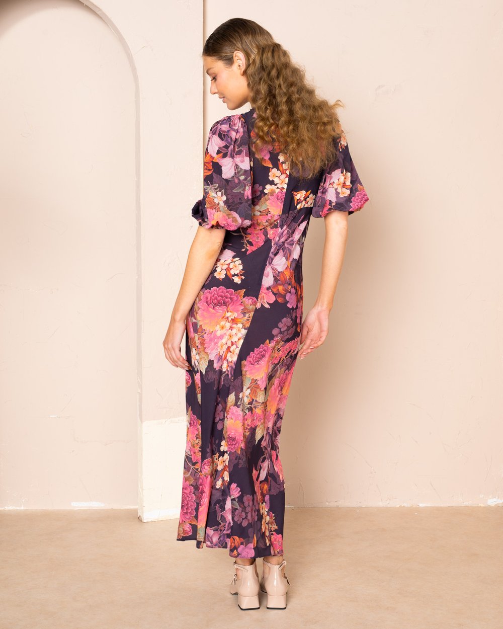 kachel floral bias cut dress Florence Bias Cut Maxi Dress by KACHEL Online | THE ICONIC