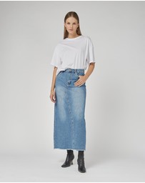 DRICOPER DENIM - Livia Long Denim Skirt