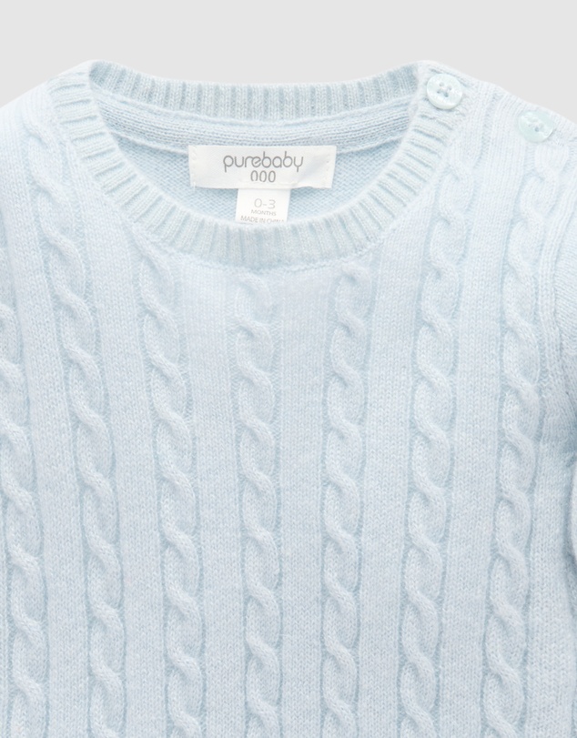 Purebaby - Cashmere Jumper -Kids-Babies