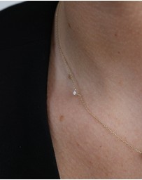 Luna Rae - Solid Gold - Petite Diamond Necklace Trio