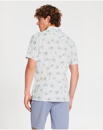 Tarocash - Neeson Linen Palm Shirt
