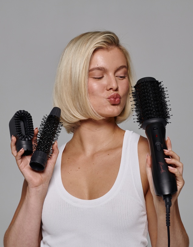 Mermade Hair - Interchangeable Blow Dry Brush Black