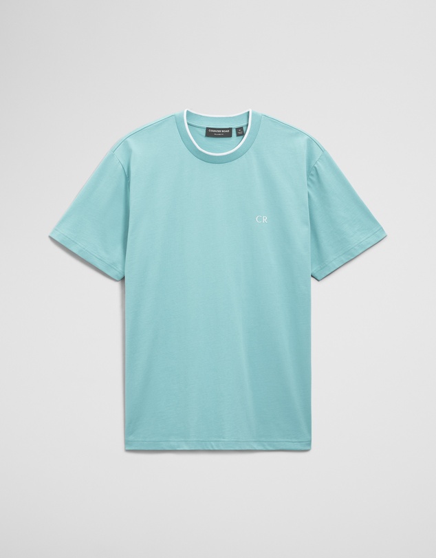 Country Road - Australian Cotton Cr Logo Tipped T-shirt