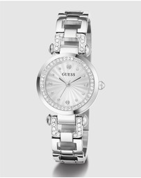 GUESS - GUESS Ladies Silver Tone Analogue Watch