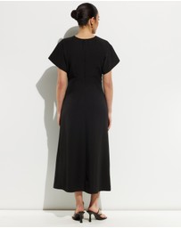 Calli - Saige Cinched Midi Dress
