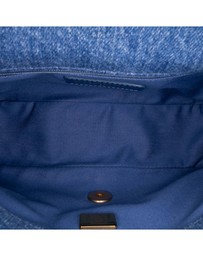 Pre-Loved by Azura Reborn - Pre-Loved Mini Rectangular Quilted Denim Mood Flap