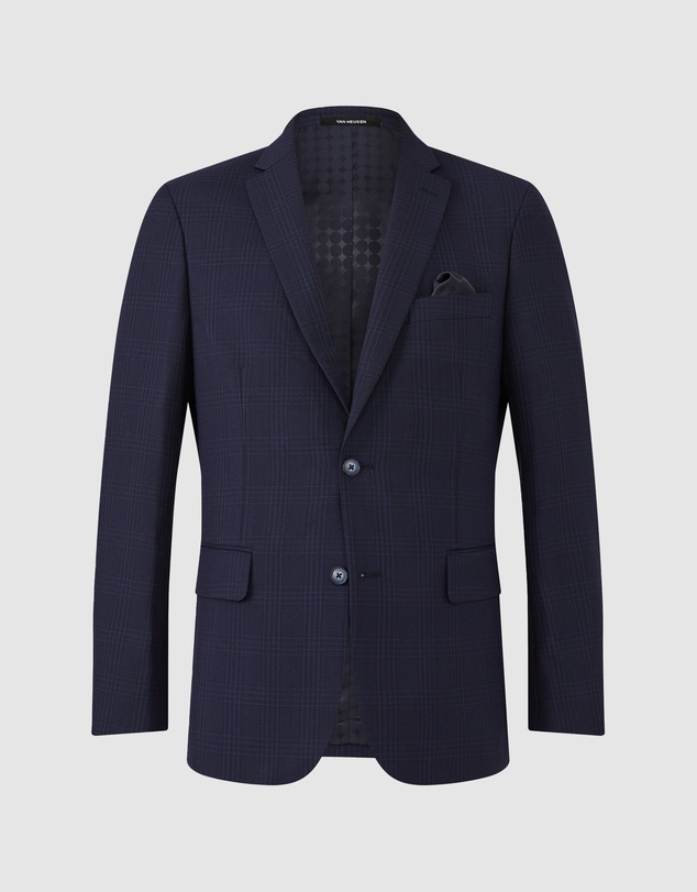 Van Heusen - Wool Blend Check Suit Jacket