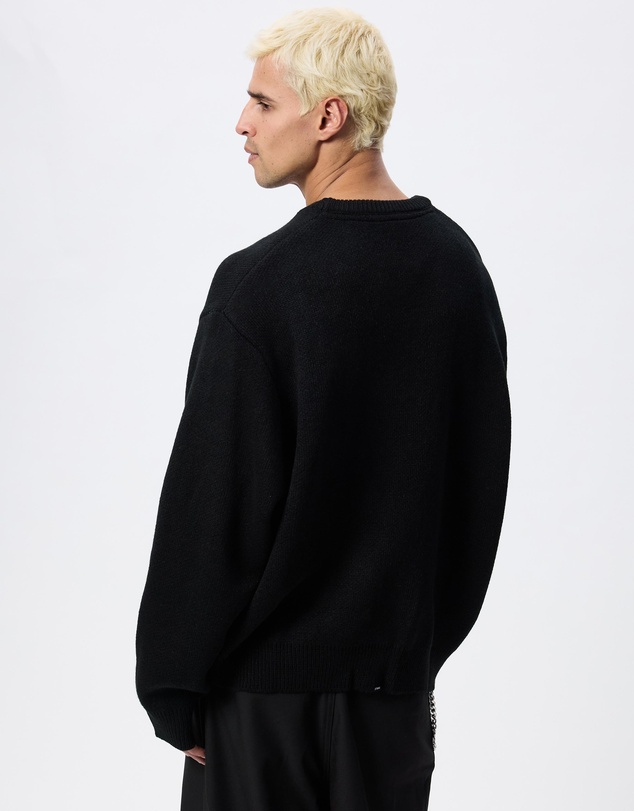 Thrills - Into The Void Oversized Box Crop Crew Knit