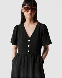 & Other Stories - V-Neck Midi Dress