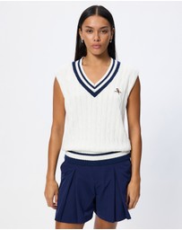 Walker Golf Things - Classic Cable Knit Vest