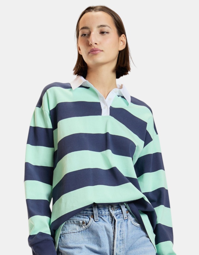 Cynthia Rowley - Striped Cotton Rugby Shirt