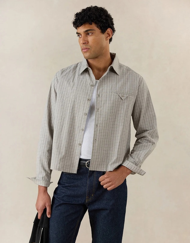 Percival - Hinsely Boxy Long Sleeve Shirt