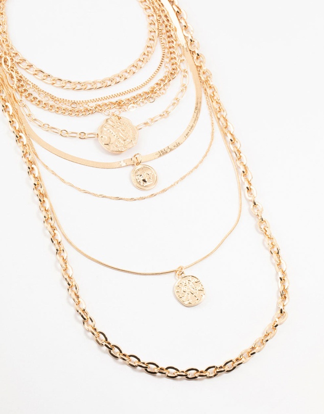 Lovisa - Gold Layered Pendant Necklace