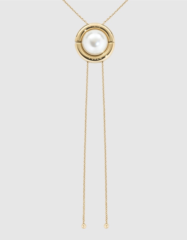 Furla - Miasfera Iconic Pearl Gold-Tone Long Necklace
