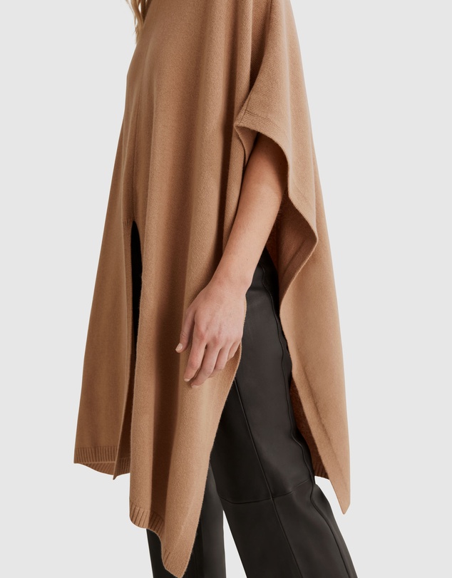 Country Road - High Neck Poncho