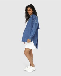 Belle & Bloom - Into Him Oversized Denim Shirt