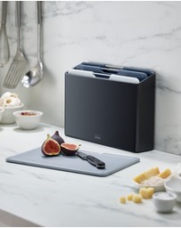 Joseph Joseph - Folio™ 4-piece Regular Chopping Board Set with Storage Case (Graphite)