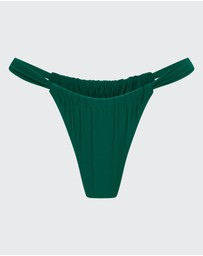 Vacay Swimwear - Rhodes Bottom Emerald
