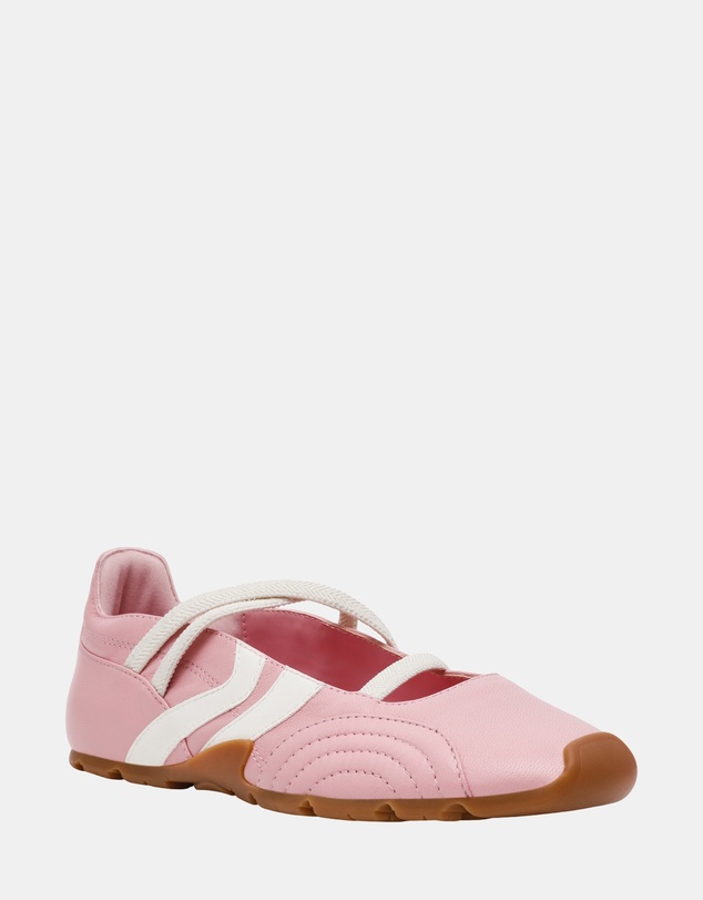 Steve Madden - Joisie Pink Leather Sneakers