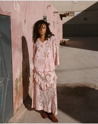 KINGA CSILLA - Nova Lace Astrid Maxi Skirt