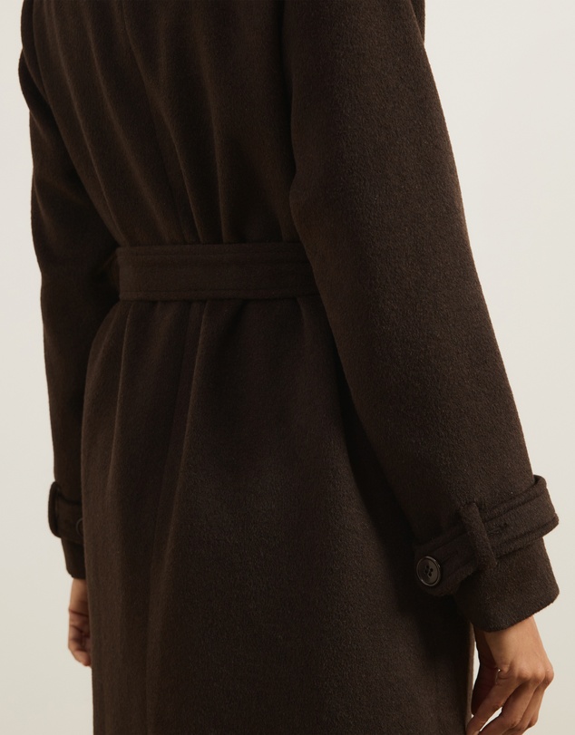 Atmos&Here - Nicky Wool Blend Funnel Neck Coat