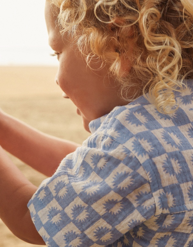 Kynd Baby - Woven Shirt in Blue Sunrise