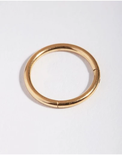 Lovisa - Titanium Gold 10mm Clicker Ring
