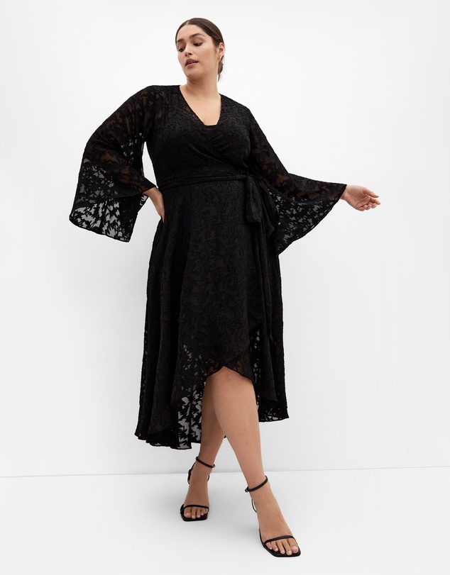 City Chic - Fleetwood Jacquard Maxi Dress