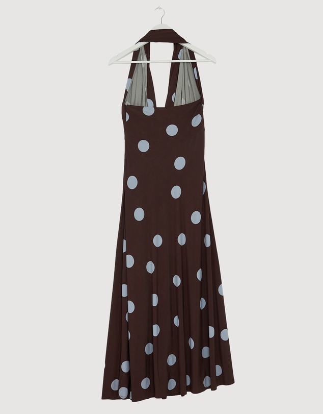 Revibe - Repaired BY JOHNNY. Paloma Polka Ankle Dress - AU 10