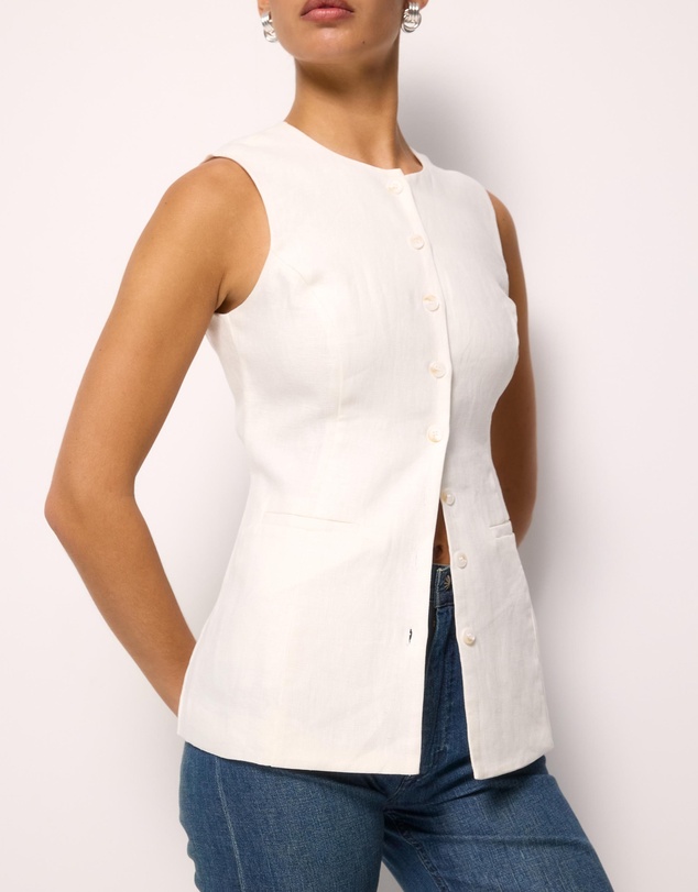 AERE - Amadi Linen Vest