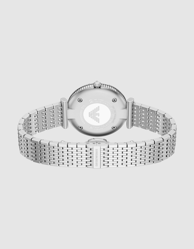 Emporio Armani - Silver Tone Analogue Watch