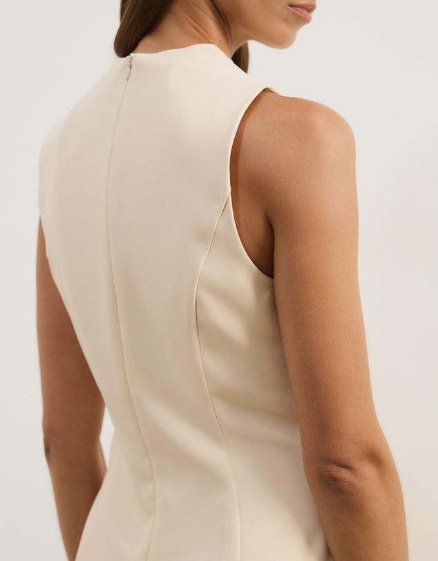 Atmos&Here - Shay Suiting V-Neck Mini Dress