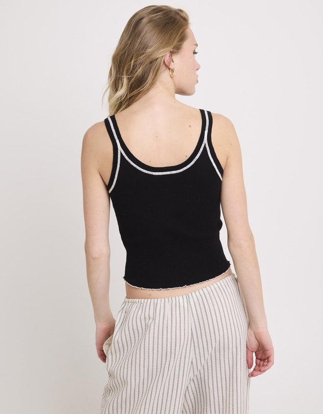 Subtitled - Bindi Contrast Tank Top