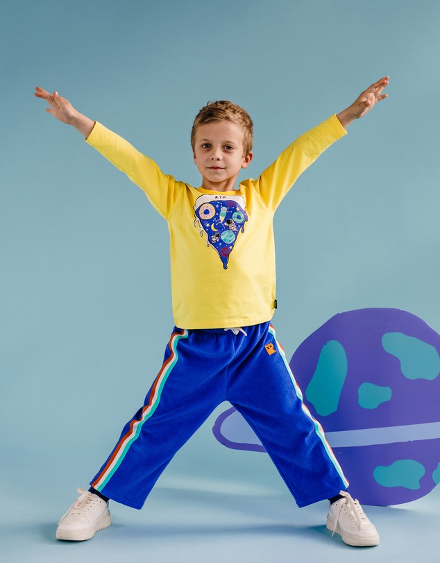 Rock Your Kid - Space Slice Long Sleeve T-Shirt