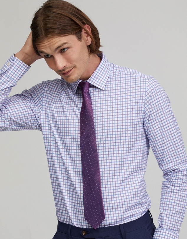 Oxford - Beckton Cotton Checked Shirt