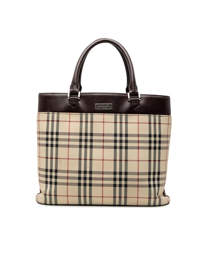 Pre-Loved by Azura Reborn - Pre-Loved House Check Canvas Tote