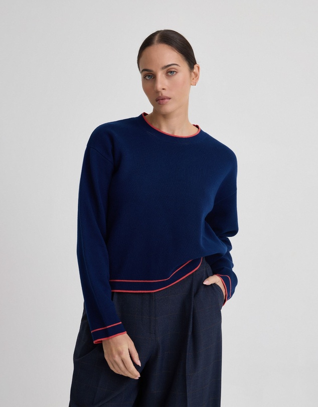 Oxford - Harper Contrast Trim Knit